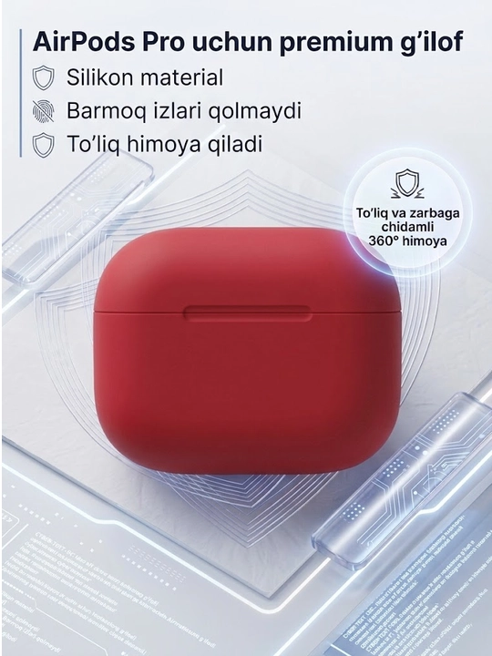 AirPods pro  3 uchun g'ilof, AirPods pro 3 uchun g'ilof - 