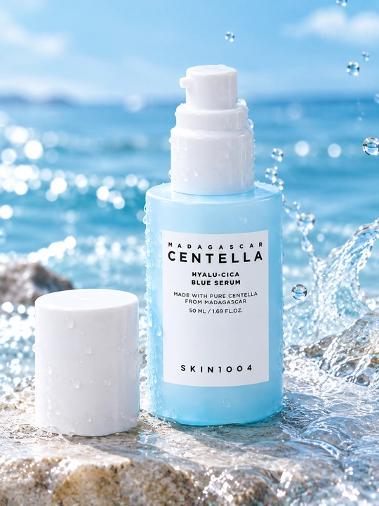Namlovchi zardob SKIN1004 Madagascar Centella Hyalu-Cica Blue Serum 50ml