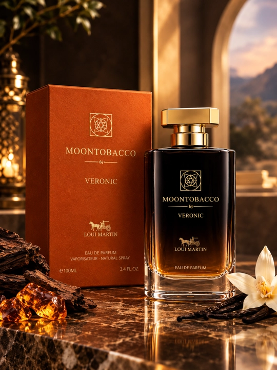Loui Martin Moontobacco Veronic — erkaklar uchun salobatli yog‘ochli ifor, 100 ml