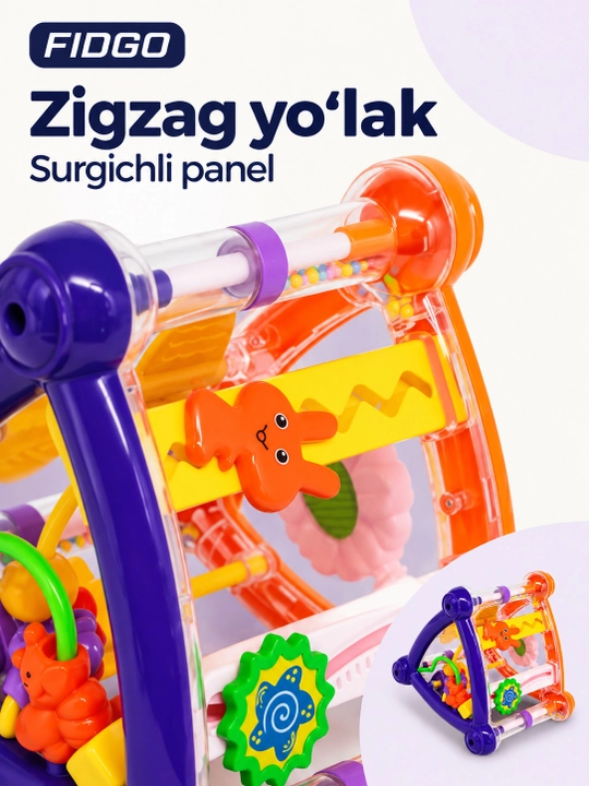 FIDGO bizibord, kub va uchburchak modellar