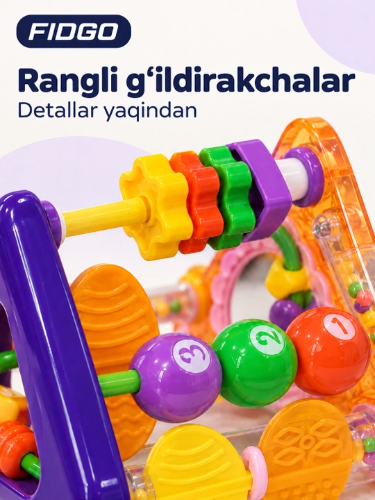 FIDGO bizibord, kub va uchburchak modellar