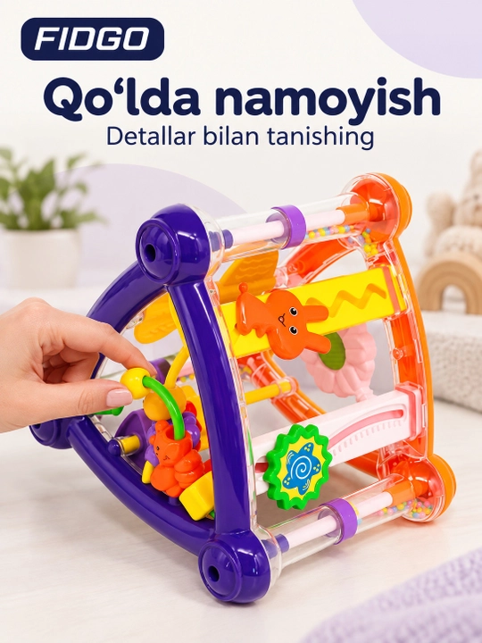 FIDGO bizibord, kub va uchburchak modellar