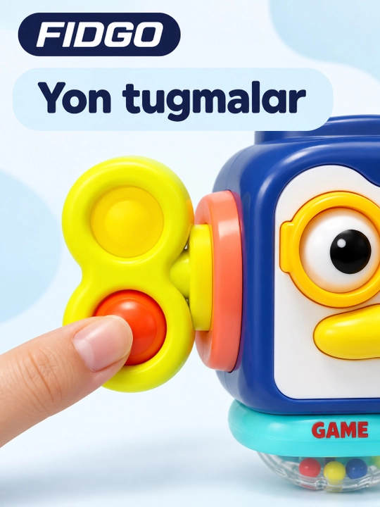 FIDGO bizibord, kub va uchburchak modellar
