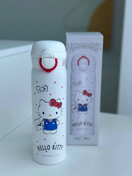 Детский термос-бутылка Sanrio Hello Kitty, Kuromi, My Melody, 500 мл - 