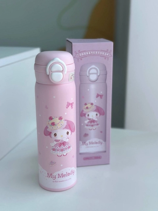 Bolalar uchun termos-butilka Sanrio Hello Kitty, Kuromi, My Melody, 500 ml - 