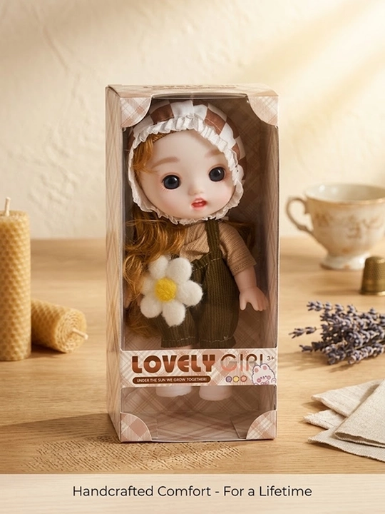 Детская коллекционная кукла Lovely Girl в подарочной коробке, шарнирная мини кукла - 