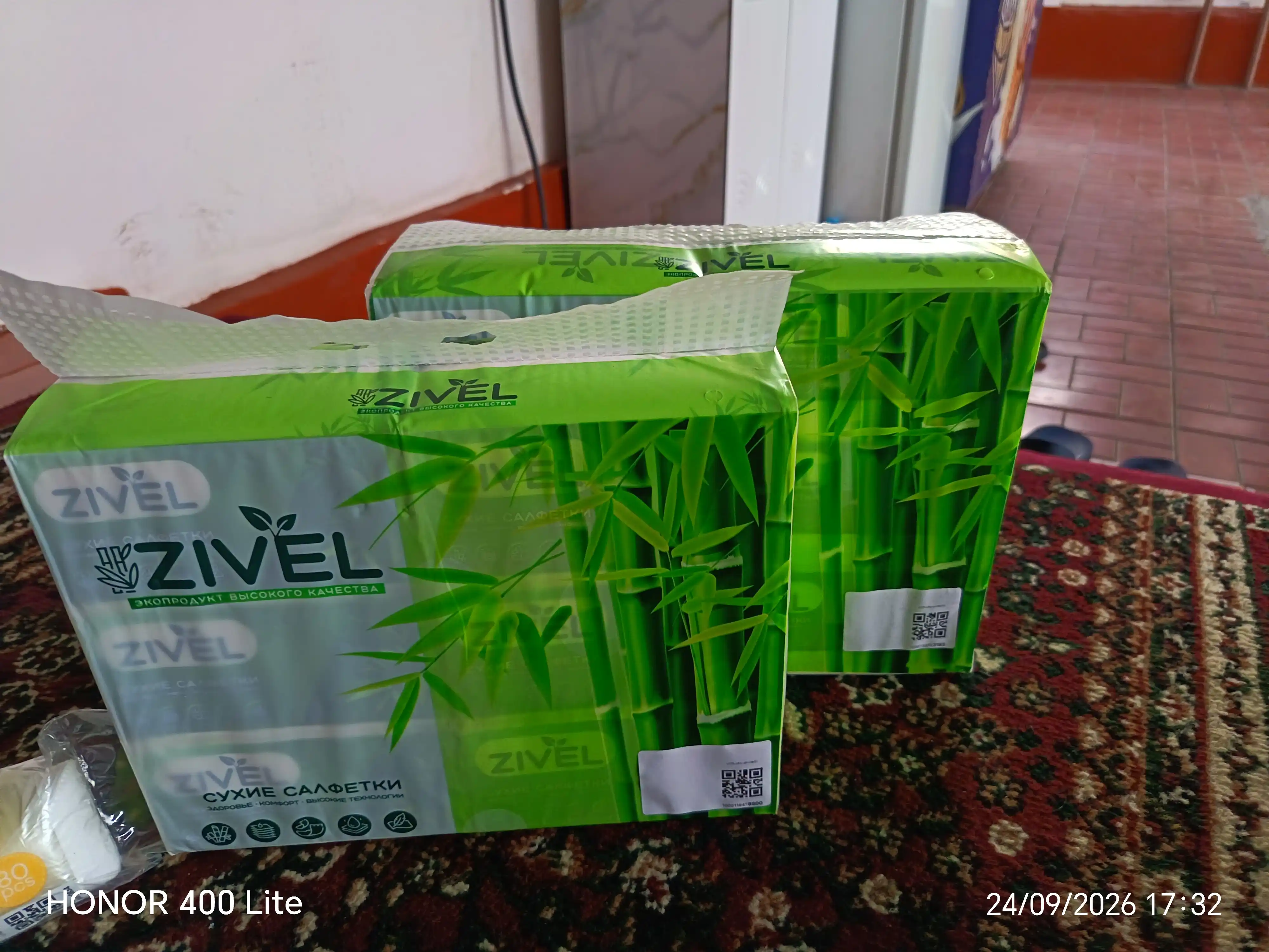 Zivel salfetkalari, 6 qavatli