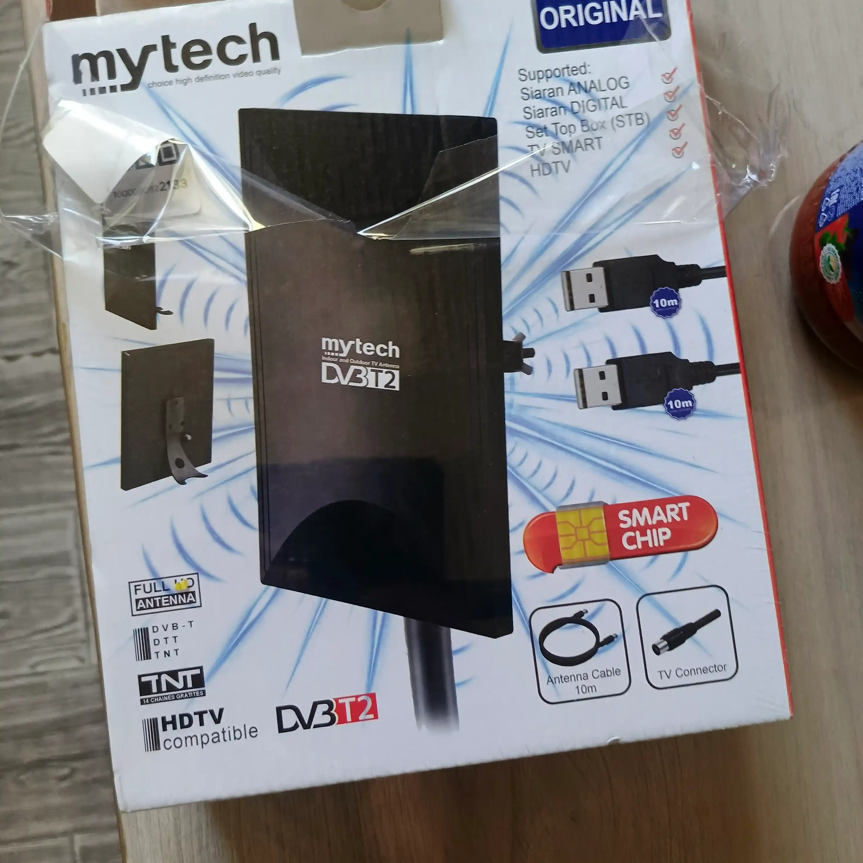 Televizor uchun raqamli antennalar, FullHD, HDTV, DVBT2 10M