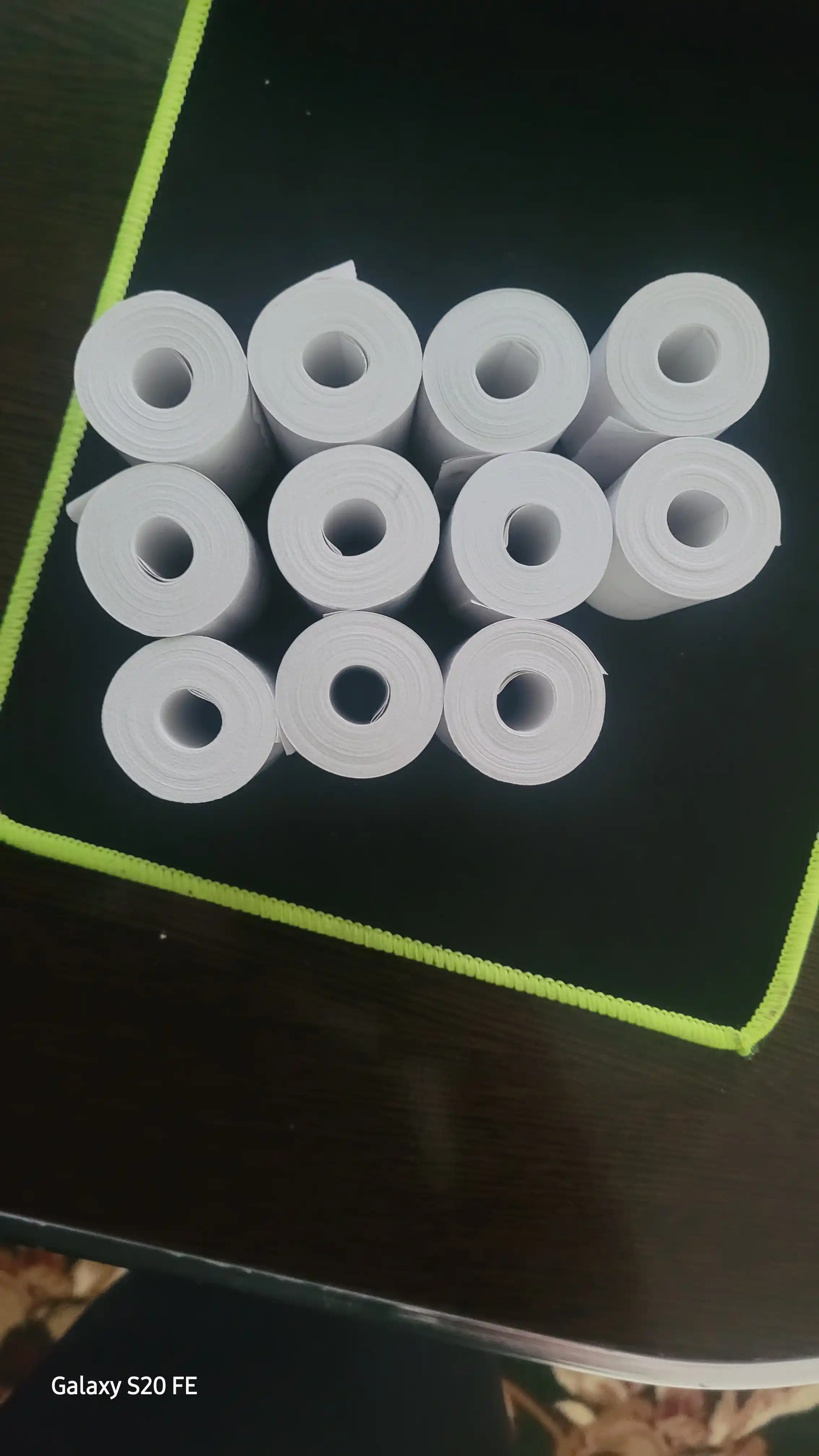Termo qog‘oz, 56 mm*15 m, 16 o‘ramli qadoqda, vtulkasiz chek qog‘ozi, chek tasmasi