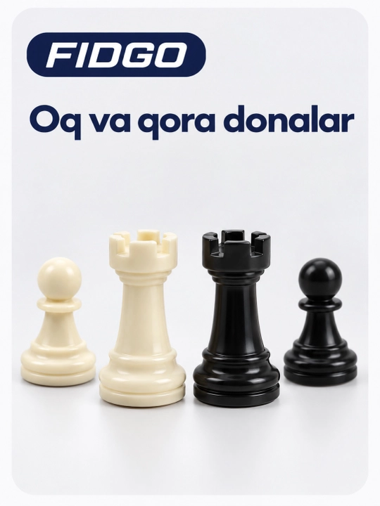 Magnitli shaxmat FIDGO, buklanadigan taxta bilan
