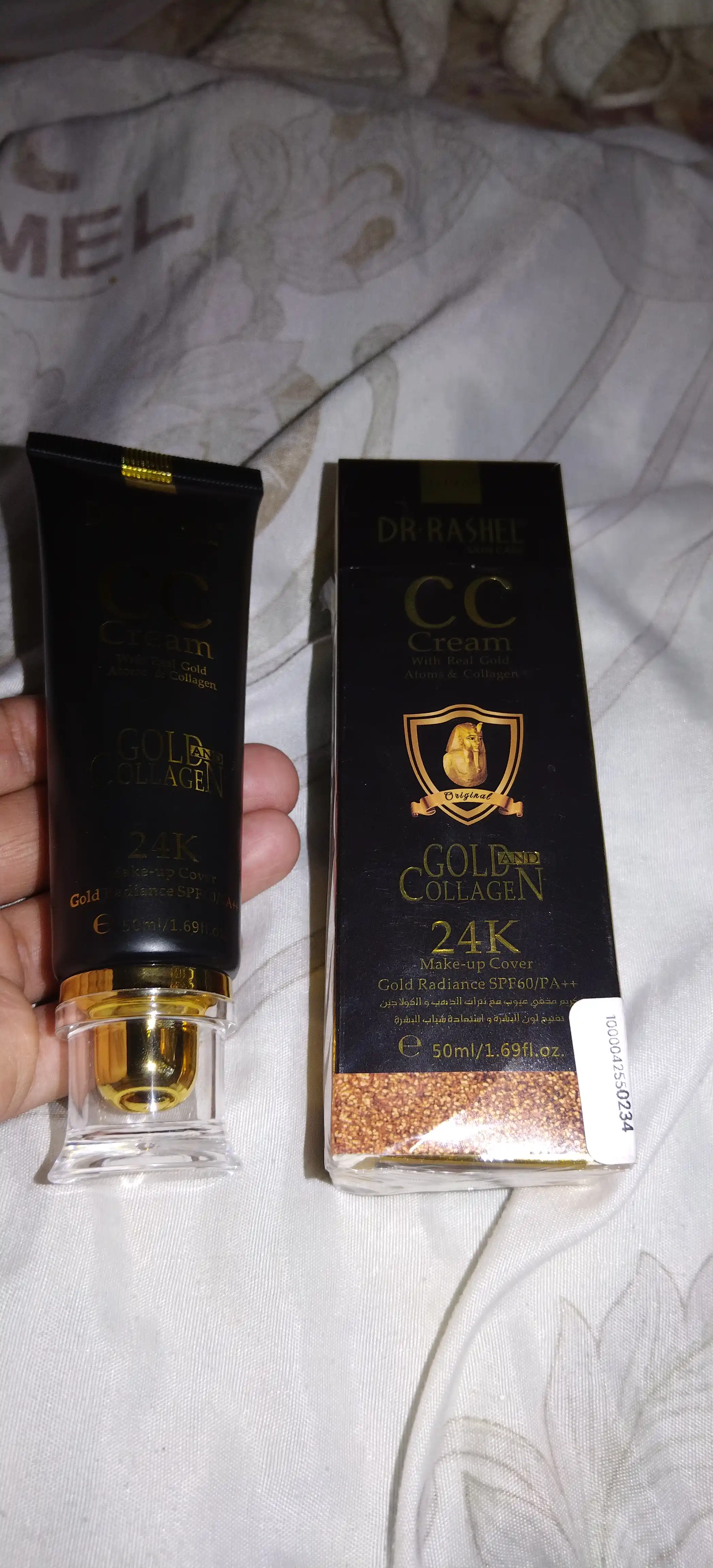 Тональный крем 24K Gold collagen CC Cream SPF60, Dr Rashel, 50 мл