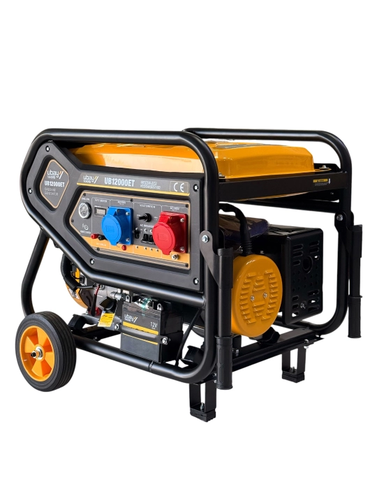 Ubay UB-12000ET uch fazali benzinli generator, 8,5 kVt, 380/220 V