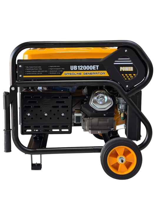 Ubay UB-12000ET uch fazali benzinli generator, 8,5 kVt, 380/220 V