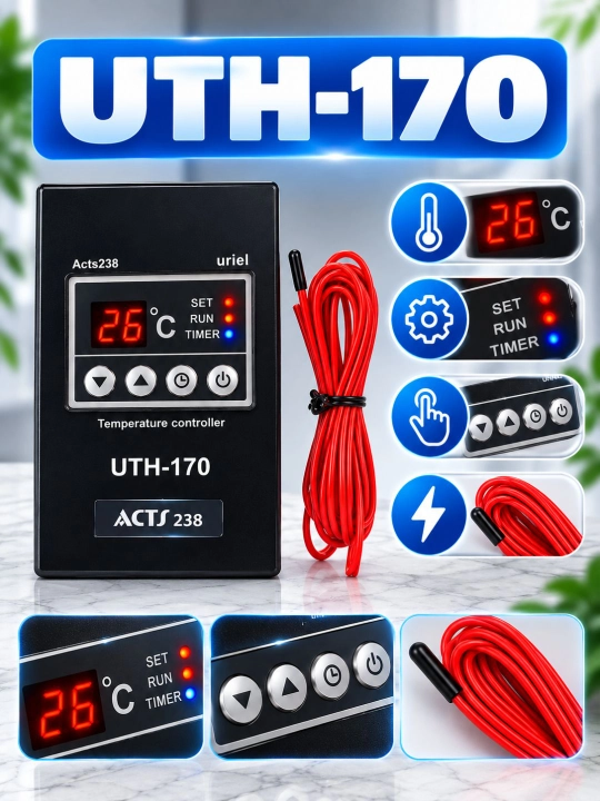 Termoregulyator UTH-170  Issiq pol uchun - 