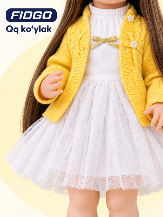 Силиконовая кукла FIDGO Reborn в одежде, подарочная упаковка