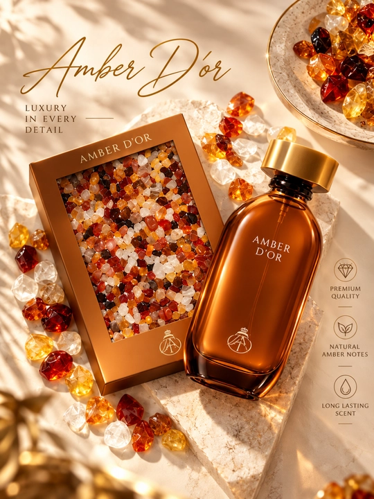 FRAGRANCE WORLD AMBER D’OR — 100 ml