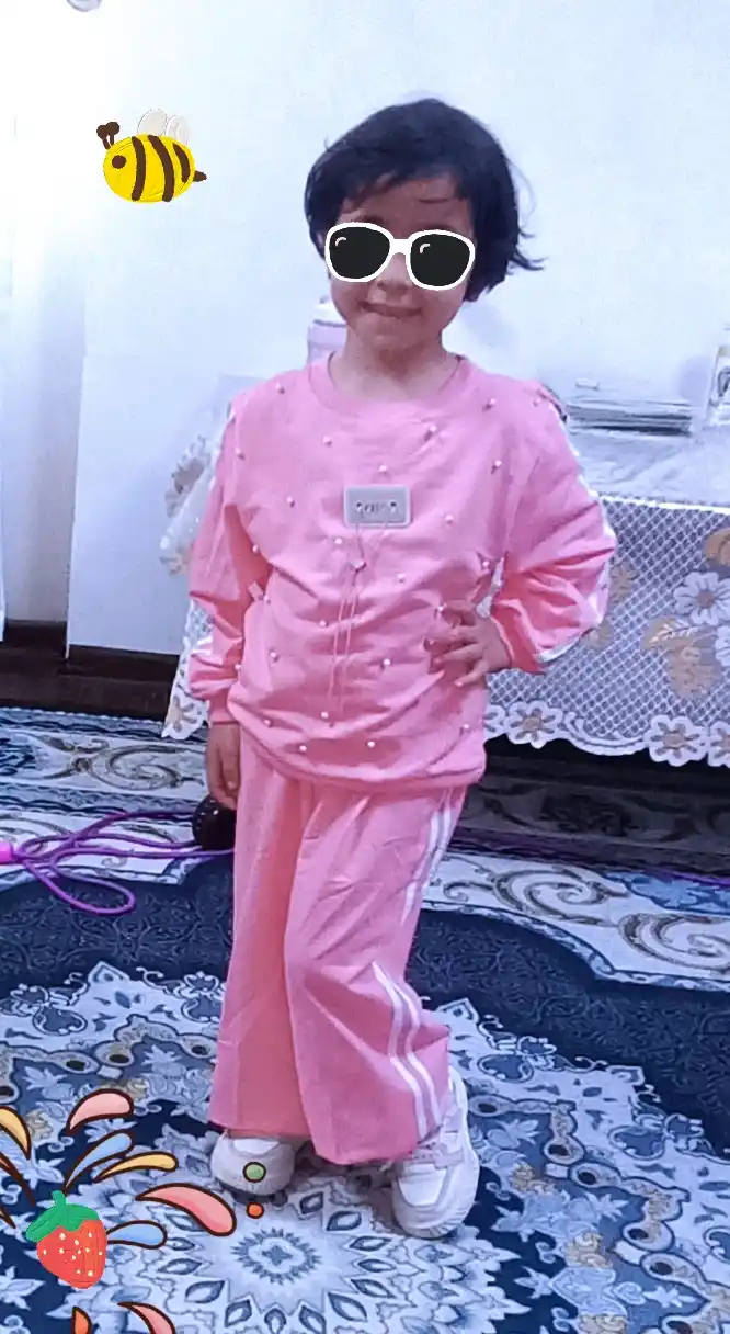 Современный комплект для девочек из 2 предметов, 5–7 лет