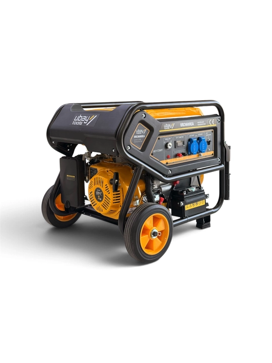 Бензиновый генератор Ubay UB-3600EA, 3,5 кВт, 220 В