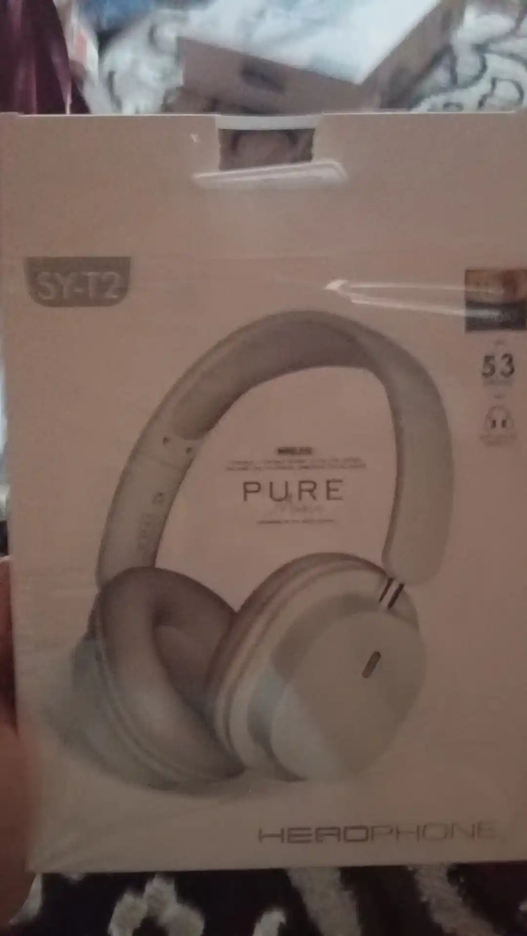 Simsiz quloqchinlar mikrofon bilan, katta to'liq o'lchamli naushniklar, Bluetooth