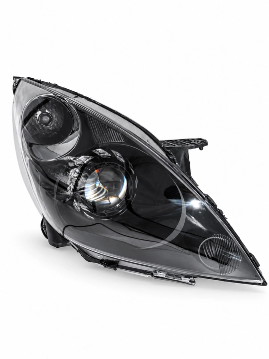 Тюнинговые фары Chevrolet Spark, Bi-LED Zimmer R50 80W, RGB маска, комплект 2 шт