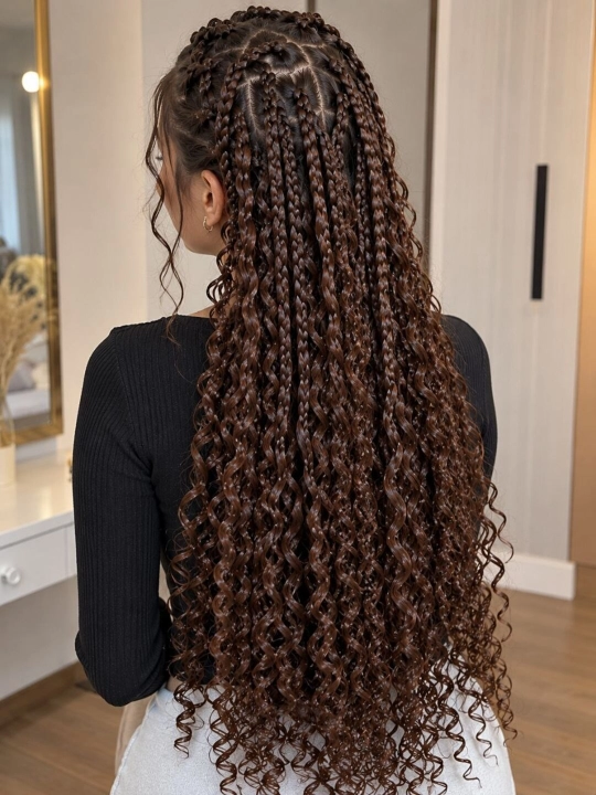 Канекалон для волос двухцветный, афрокудри bali curls и zizi