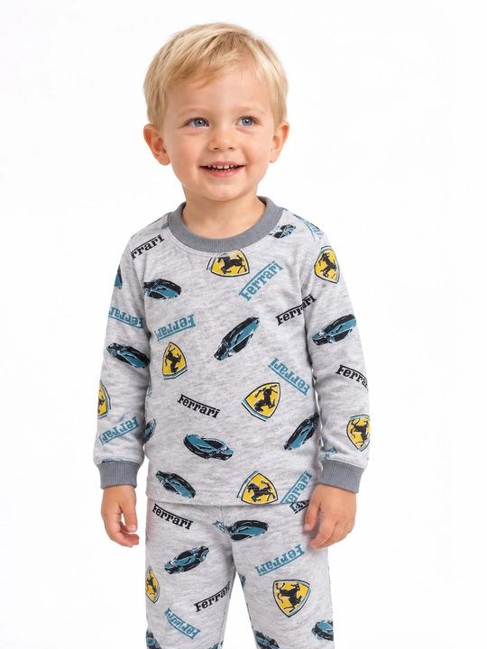 O‘g‘il bolalar pijamasi, bog'chaga pijama, traktorli pijama, 2-4-6 yosh - 
