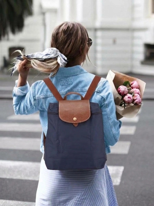 Longchamp uslubidagi ayollar ryukzagi