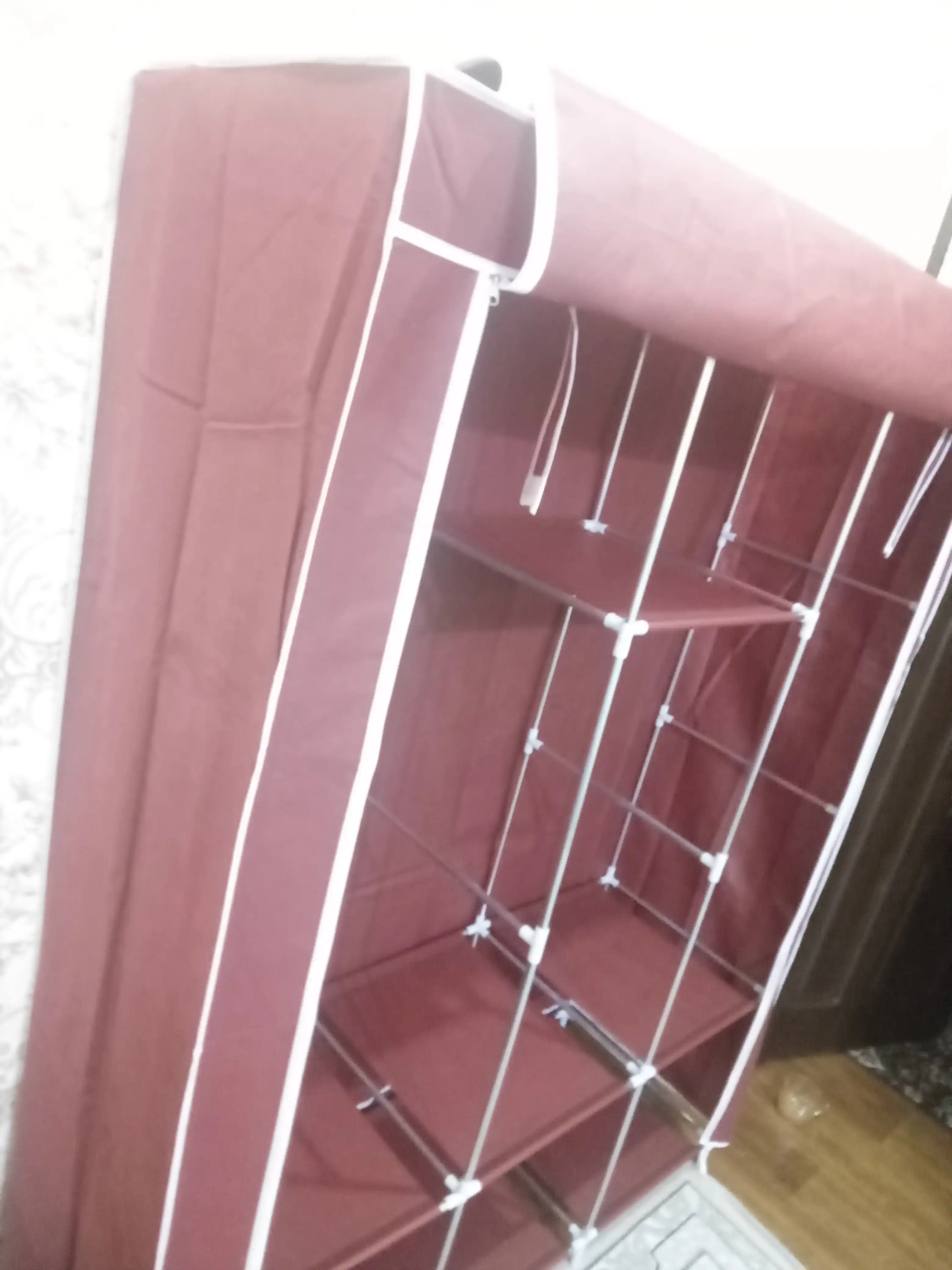 Matoli yig'ma shkaf - kiyim, poyabzal saqlash uchun garderob, 130 * 45 * 175 sm