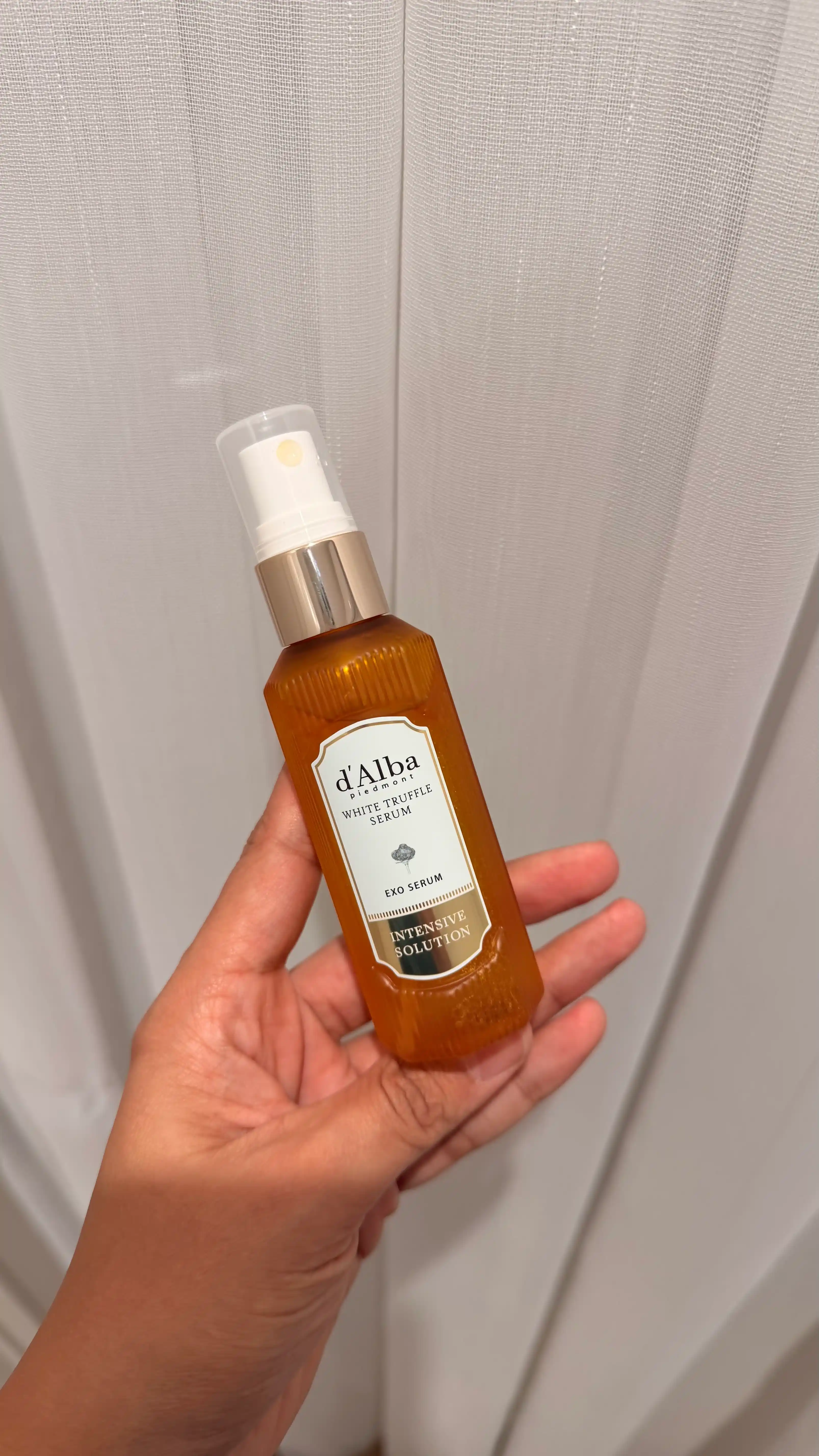 D'Alba Piedmont White Truffle Exo Serum — Terini yaltiratish uchun intensiv yechim