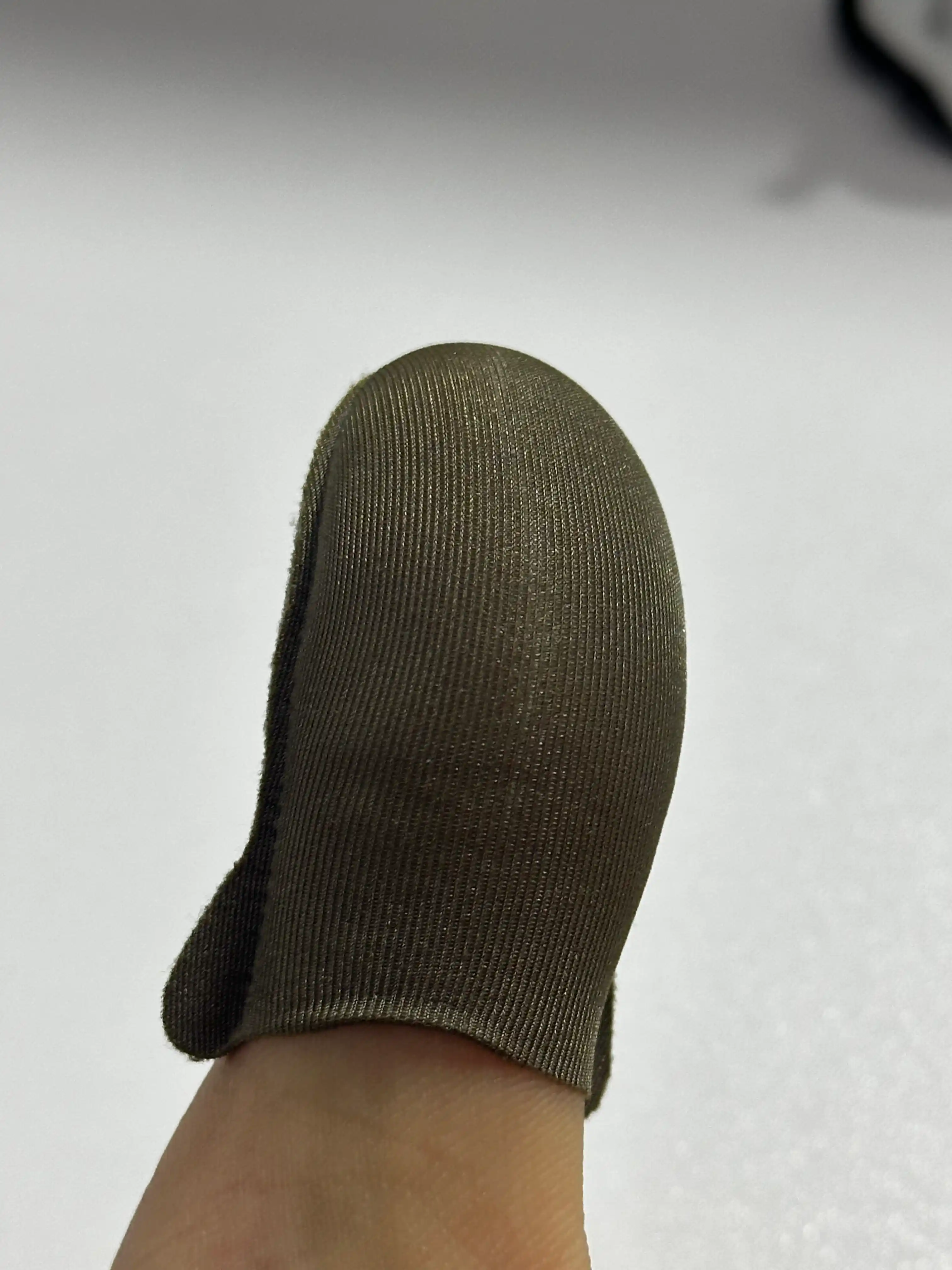 MEMO Gaming Finger Sleeves o‘yin qo‘lqoplari Silver Fiber qo‘lqop, 1 juft