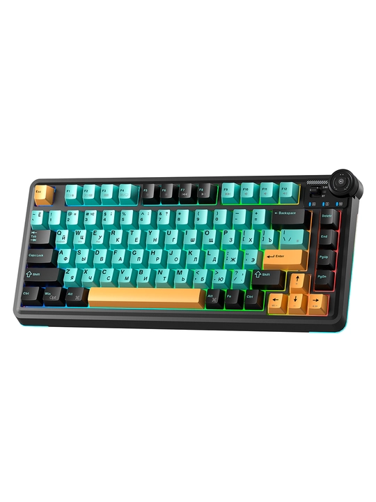 AULA AU75 RGB simsiz mexanik o‘yin klaviaturasi, 81 ta tugma