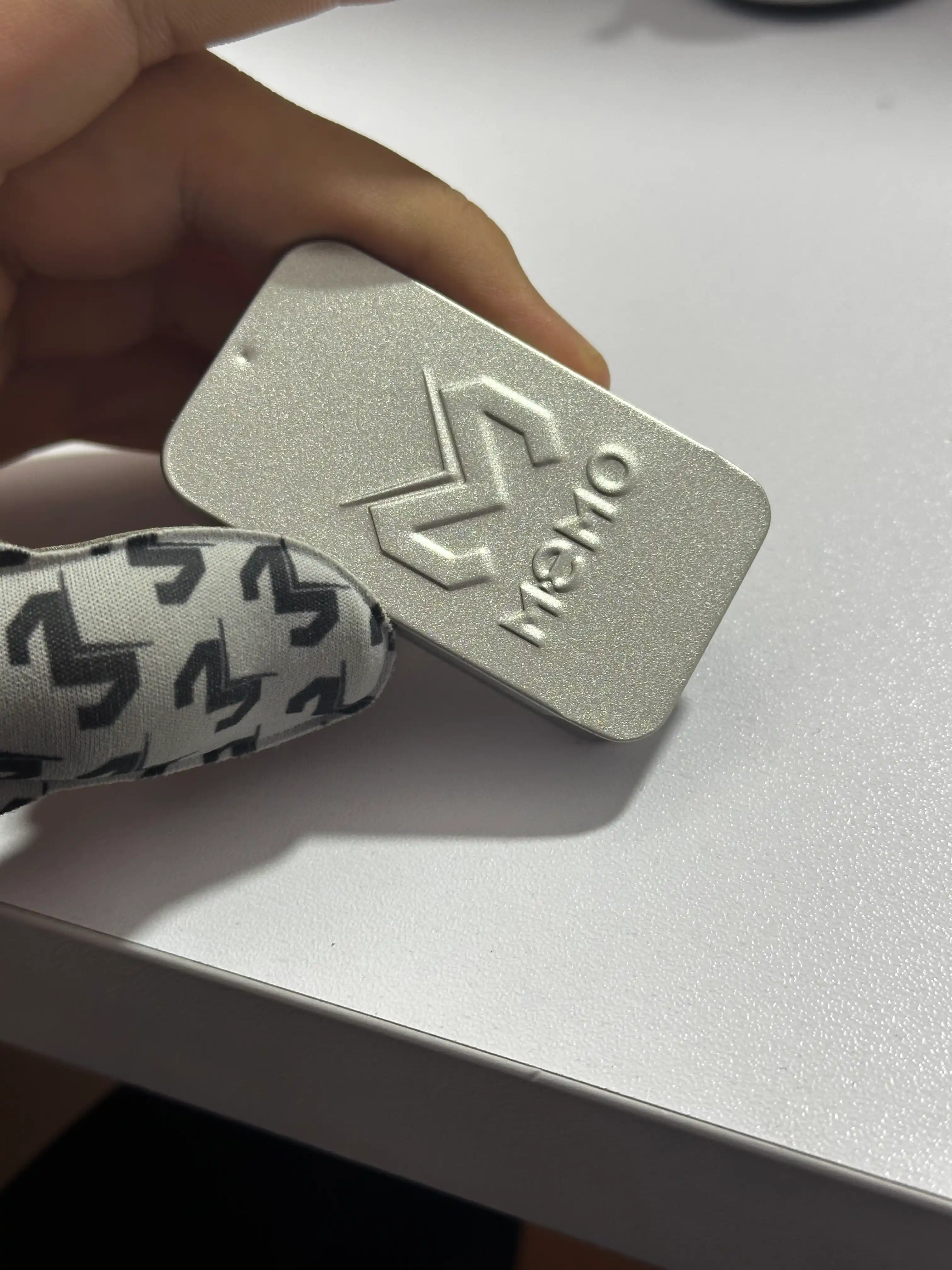 MEMO Gaming Finger Sleeves o‘yin qo‘lqoplari Silver Fiber qo‘lqop, 1 juft