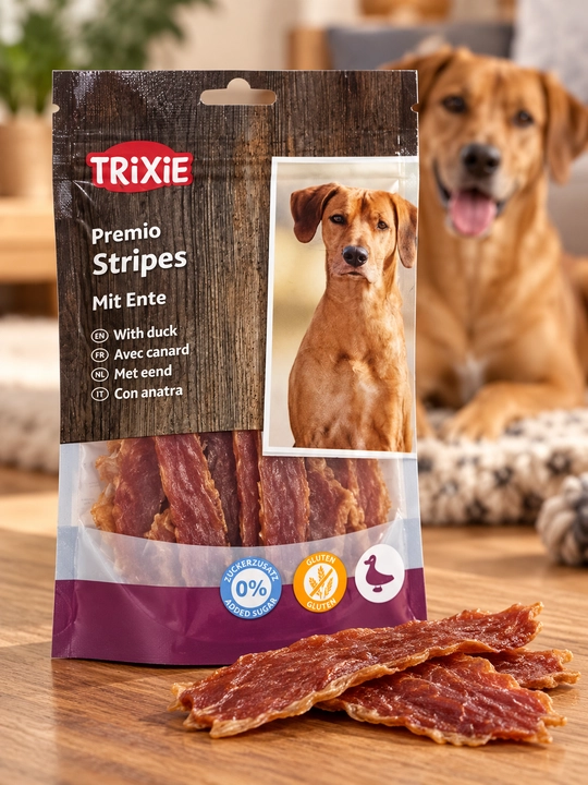 Лакомство для собак Trixie Premio Duckies с утиной грудкой - 