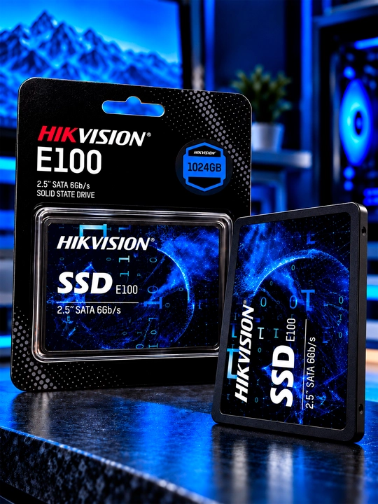 Hikvision E100 1TB SSD — 2.5" SATA III 6Gb/s - 
