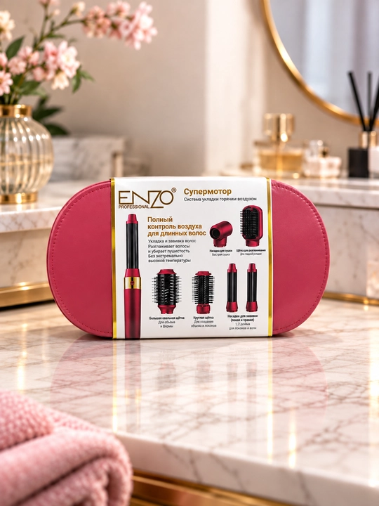 Professional fen stayler supersonic Enzo, 6 tasi 1, 1500 vt