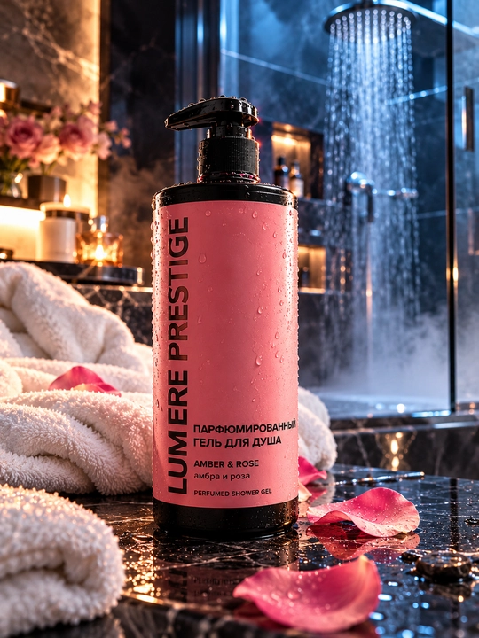Парфюмированный гель для душа LUMIERE PRESTIGE, 1000 мл
