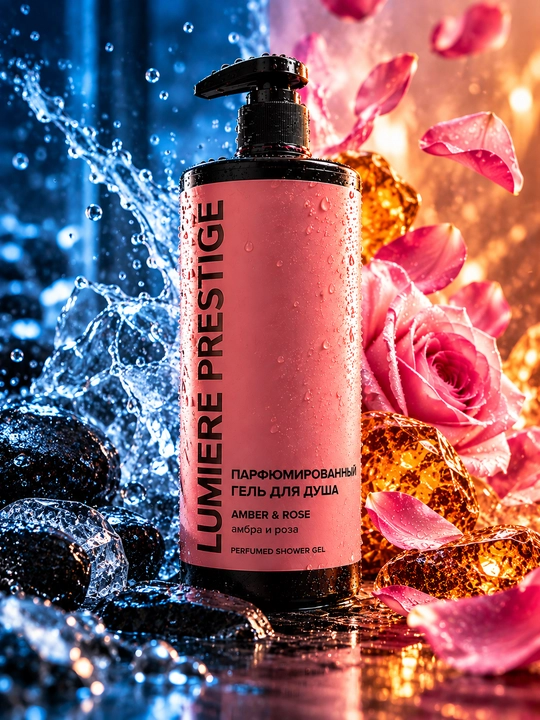 Парфюмированный гель для душа LUMIERE PRESTIGE, 1000 мл