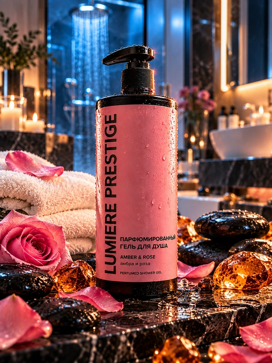 Парфюмированный гель для душа LUMIERE PRESTIGE, 1000 мл