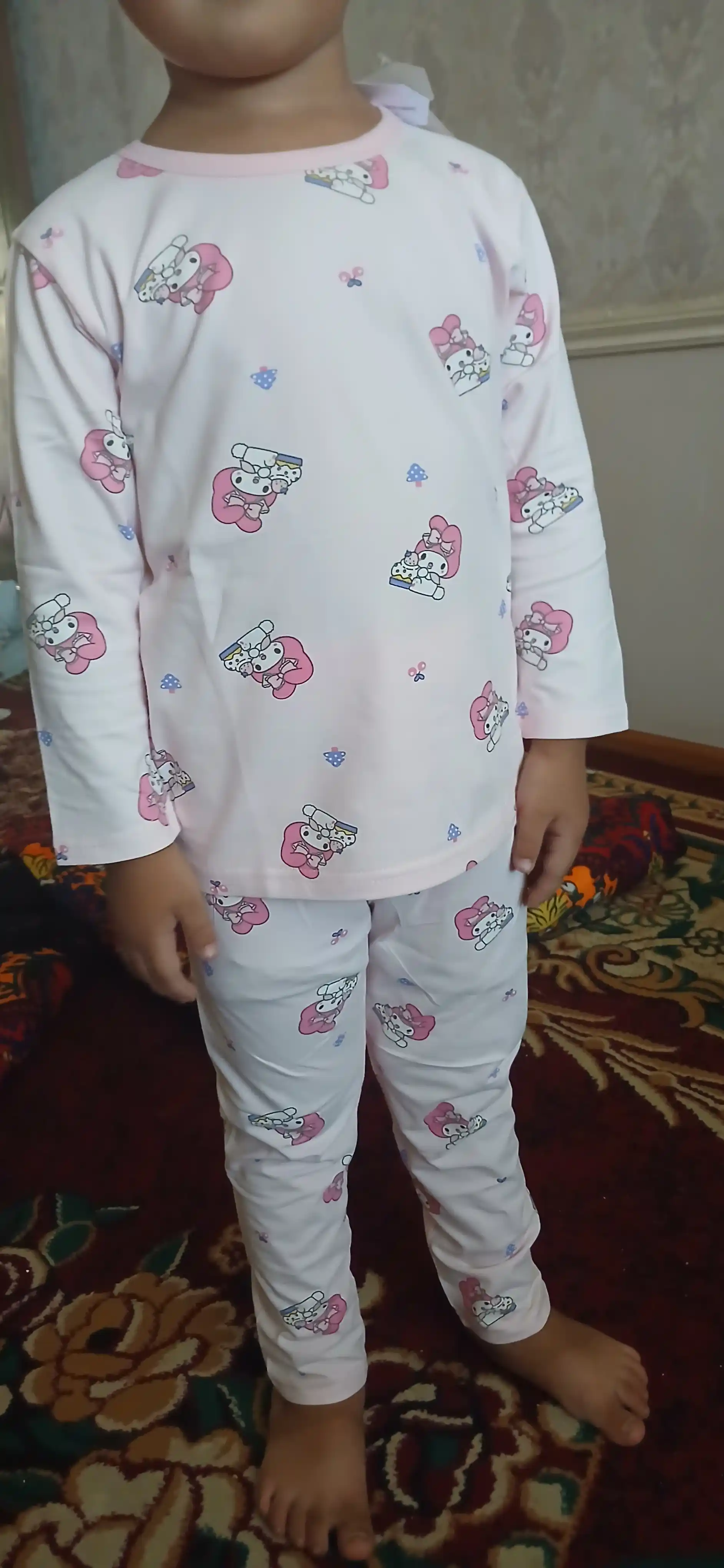 Пижамы, домашняя одежда, хлопковая одежда для девочек 3-5 лет