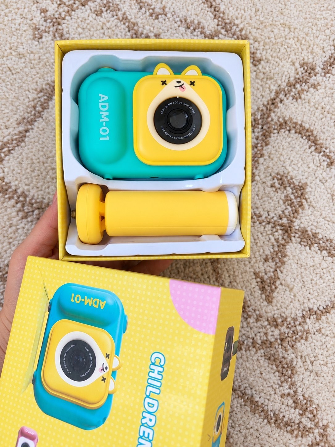 ADM-01 zamonaviy bolalar fotoapparati, bolalar uchun raqamli kamera,qiziqarli fotokamera