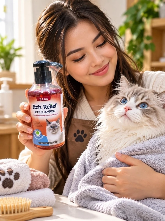 Шампунь для кошек против зуда BABA Itch Relief, 250 мл