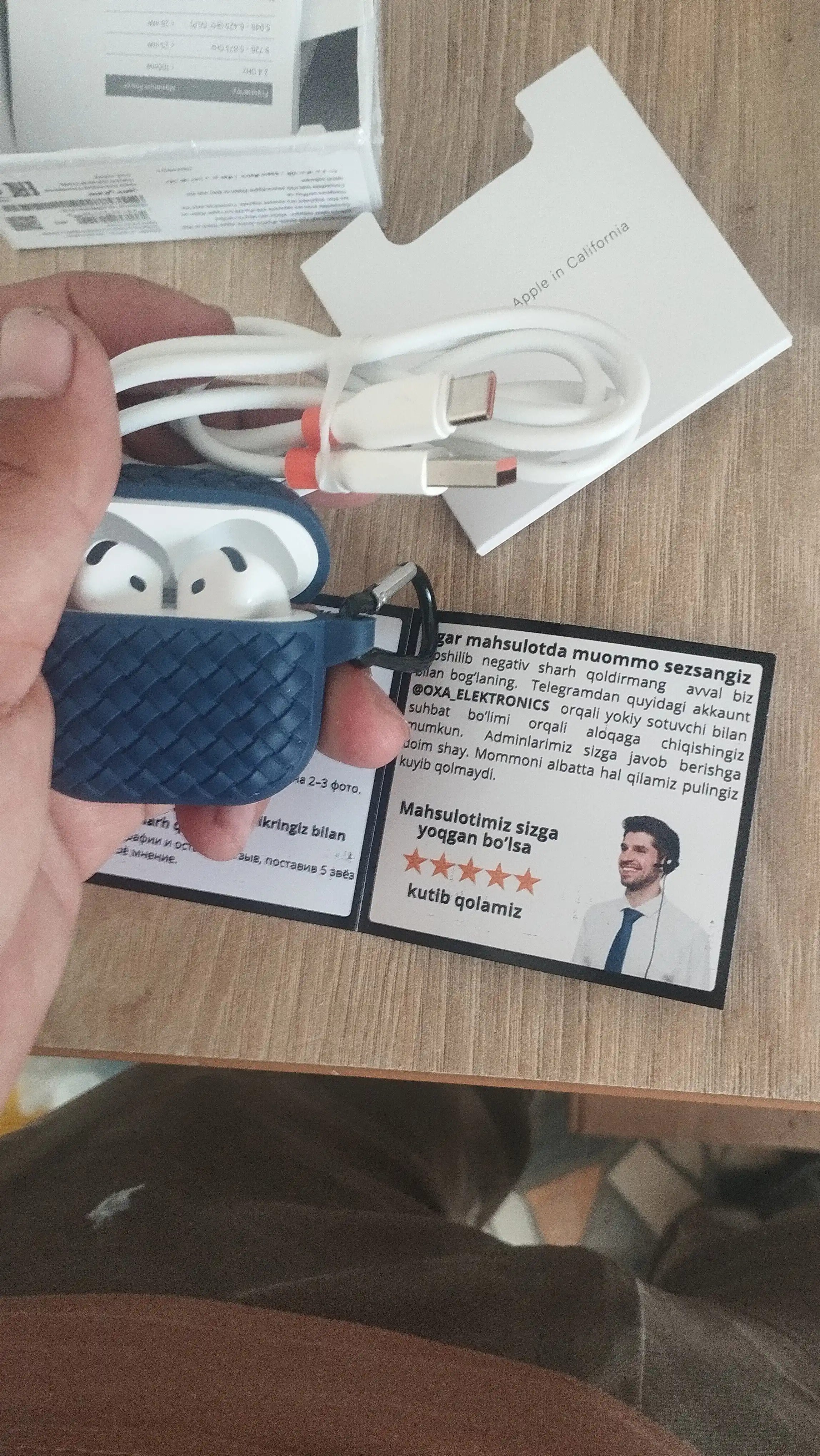 Simsiz quloqchinlar Pods 4, sensorli va blutuz naushniklar, iPhone va Android uchun
