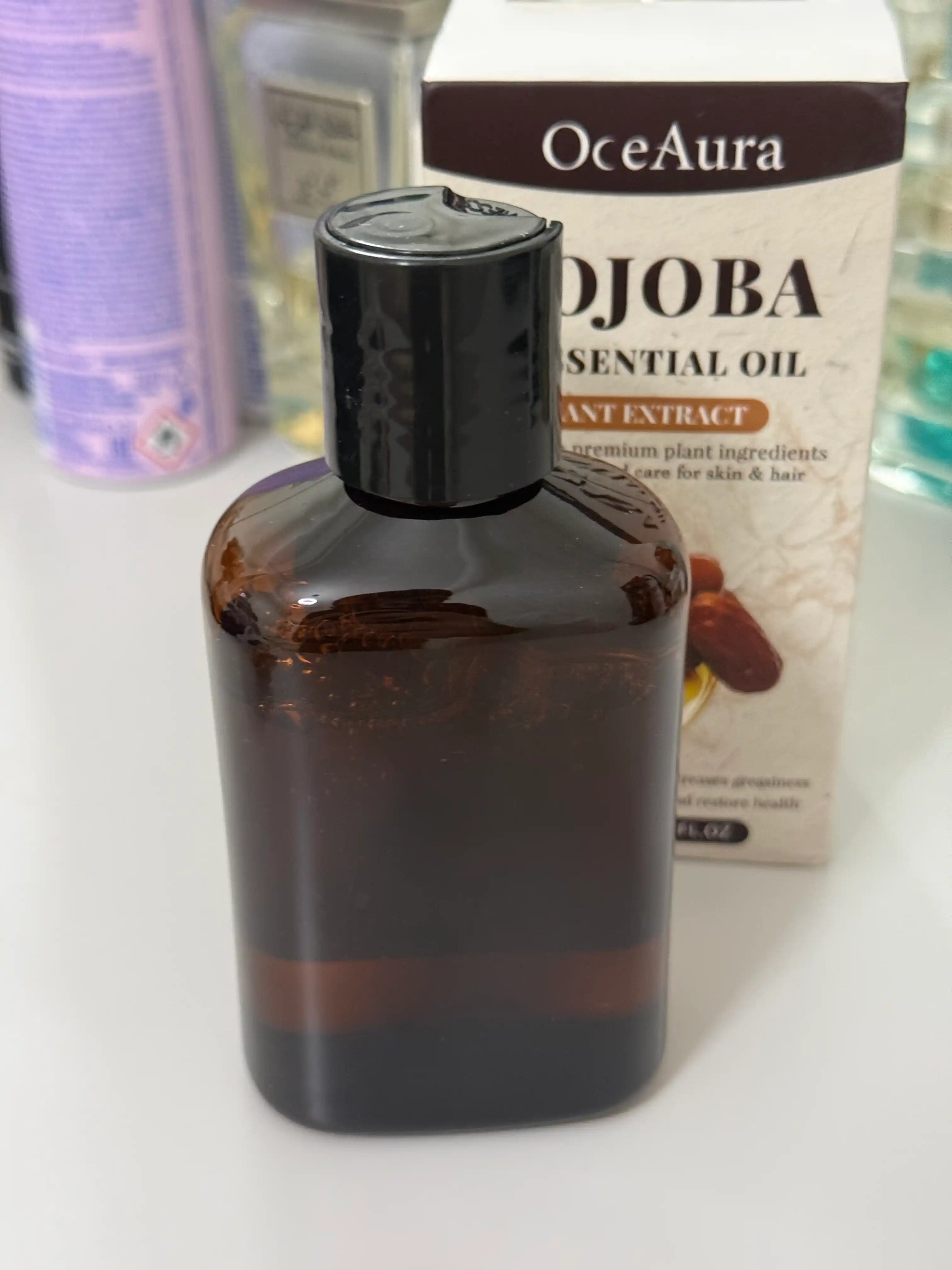Soch va tana terisi uchun jojobali OceAura kosmetik moyi, 125 ml