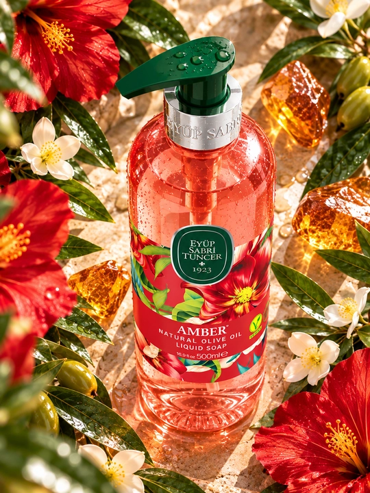 Suyuq sovun tabiiy zaytun yog‘li Eyüp Sabri Tuncer Amber, 500 ml