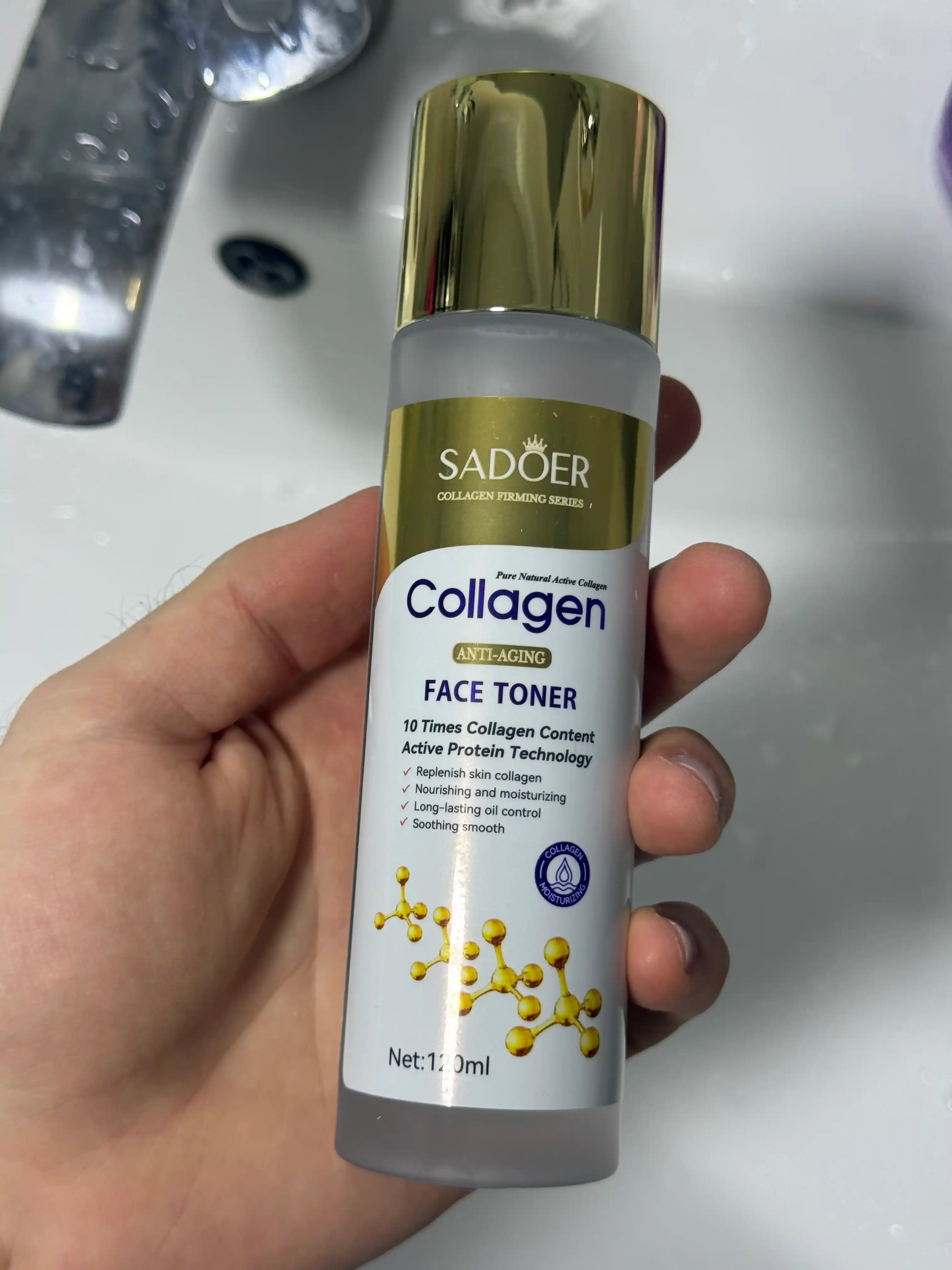 Тонер для лица SADOER Collagen с коллагеном, 120 мл