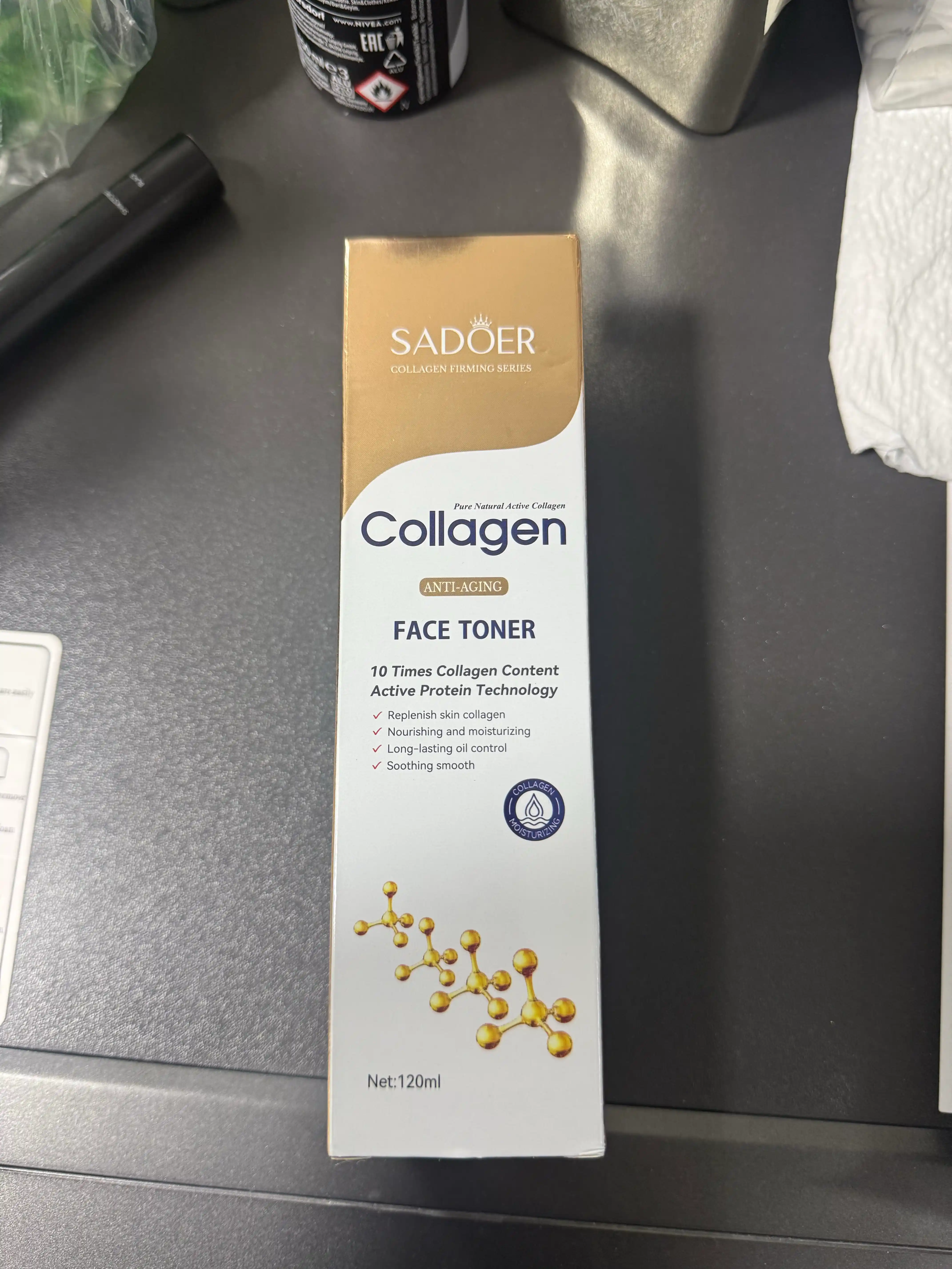 Тонер для лица SADOER Collagen с коллагеном, 120 мл