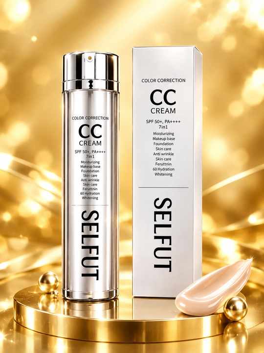 SELFUT CC крем, тональный крем, SPF 50+, крем для лица, CC Cream - 