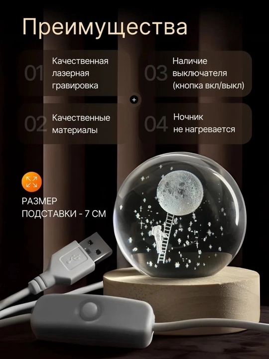 Tungi chiroqlar. Svetelnik bolalar xonasi uchun, lampalar uxlash uchun yumshoq yorug'lik