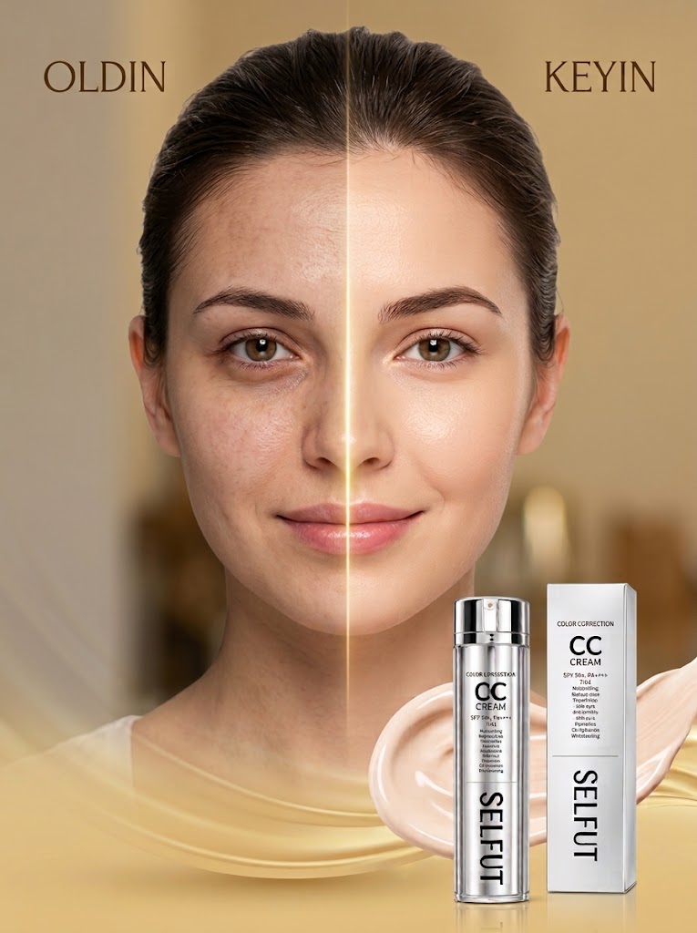 SELFUT CC крем, тональный крем, SPF 50+, крем для лица, CC Cream