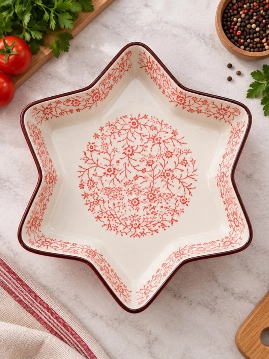 Керамическая форма для запекания с ручками